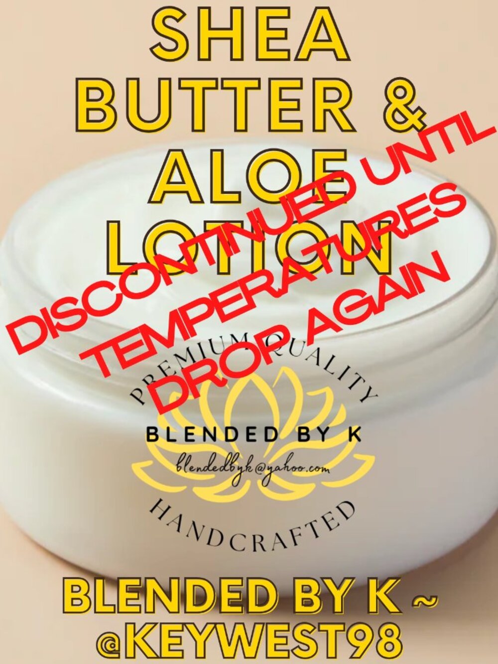 SHEA BUTTER & ALOE LOTION ~ 8 OZ - Picture 10 of 10